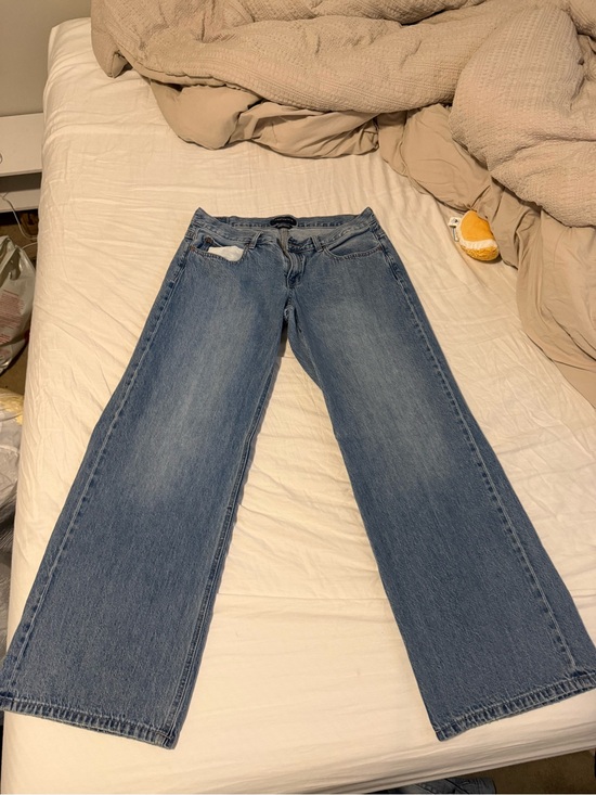 Aeropostale Denim - Aeropostale Wide-Leg Flare Jeans in Medium Blue Wash